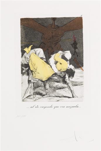 SALVADOR DALÍ Les Caprices de Goya.